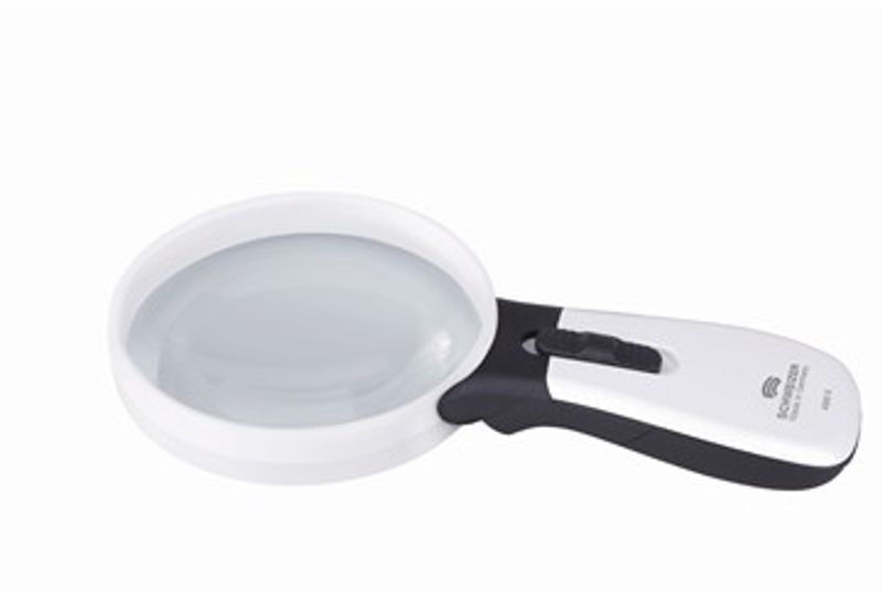 Lupe med led lys 6D/2,5X, Schweiser Ergo-Lux 