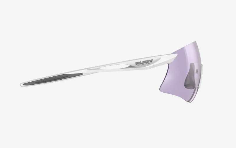 Rudy Project Astal Sphere- White Gloss ImpactX 2 Laser Purple