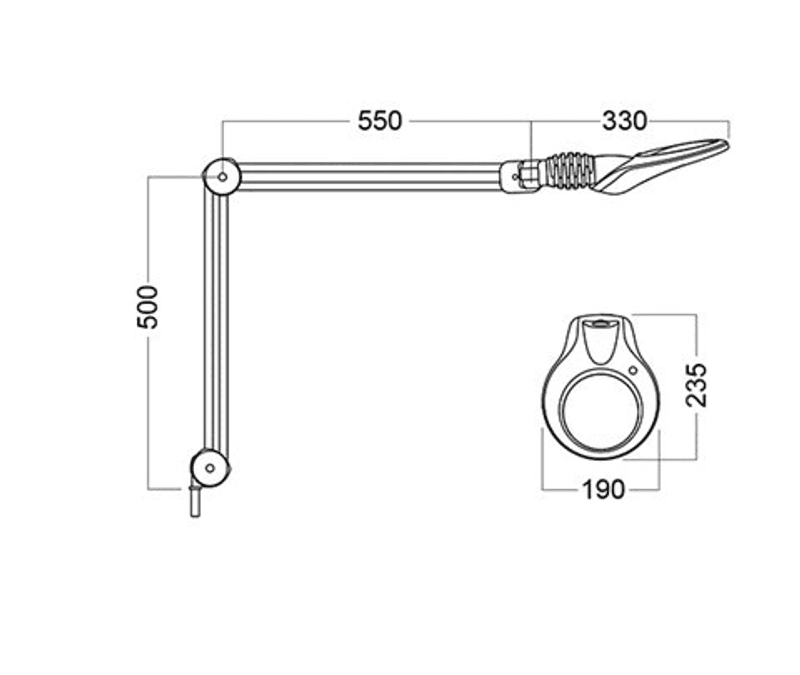 Glamox Luxo KFM LED 3D