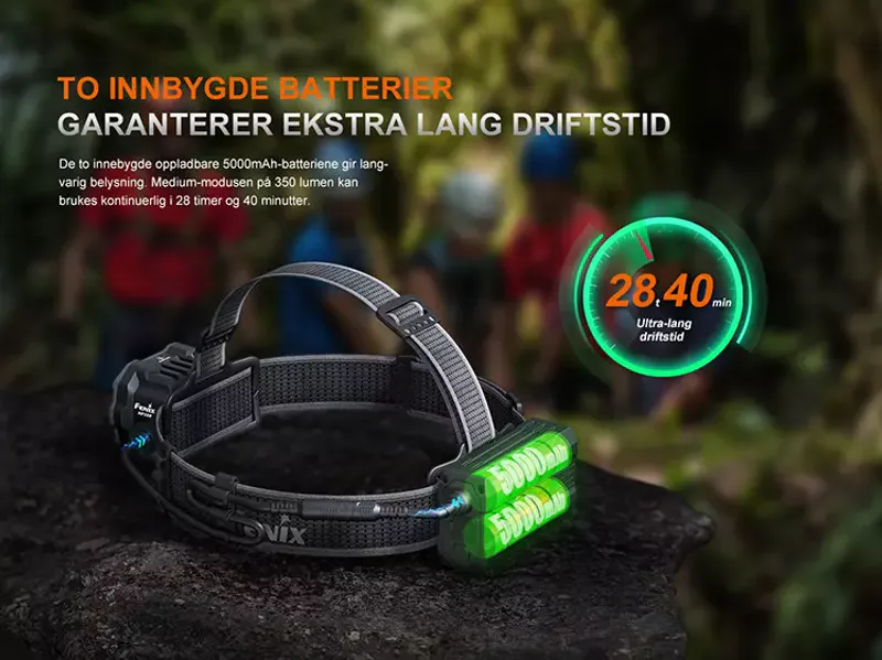 Fenix HP35R SAR Hodelykt 4000LM