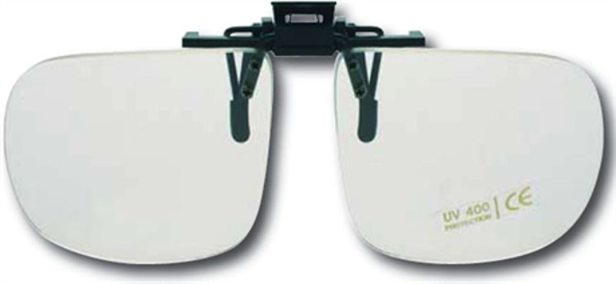 Clip-on med blålysfilter